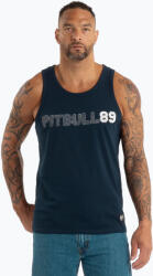 PITBULL Férfi tank top Pitbull Dog 89 S kék