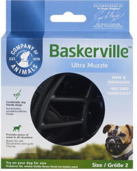  Baskerville műanyag szájkosár fekete kutyamérethez. 2