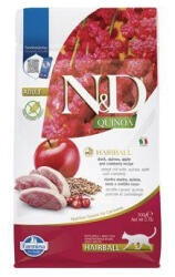 N&D Quinoa CAT Hairball kacsa és áfonya 300g