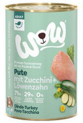 WOW Dog konz. Felnőtt pulyka cukkinivel 400g