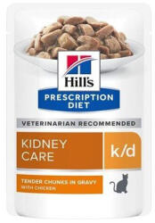 HILLS Diet Feline k/d CAPSICLE Csirke ÚJ 12x85 g