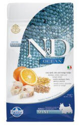 N&D OCEAN DOG LG Adult Mini tőkehal és narancs 800g