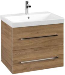 Villeroy & Boch Avento - Mosdószekrény, 630x514x452 mm, 2 fiókos, tölgyfa Kansas A89000RH (A89000RH)