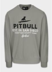PITBULL Férfi Pitbull Surfing Dog Crewneck pulóver M zöld