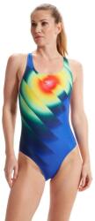 Speedo Placement Digital Powerback női egyrészes úszóruha 2XS kék