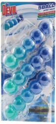 Dr. Devil WC Bicolor 5ball fali WC blokk Polar aqua 3 x 35 g