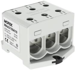 MOREK OTL150-3 Fővezetéki sorkapocs, 3xAl/Cu 25-150, 1500V, szürke (MAA3150A10) (MAA3150A10)