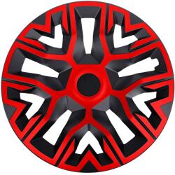 NRM Capace pentru roți MITSUBISHI 16", THE BEST roșu-negru, 4bc
