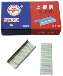  Tűzőkapocs, 24/6, 1000db/doboz (10407/HAA0164) - mystock