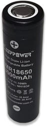 KeepPower 18650 3, 7V 3000mAh 20A védett Li-ion nagyáramú akkumulátor e-cigarettához