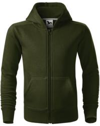 MALFINI Gyerek felső Trendy Zipper - Military | 146 cm (10 éves) (4126911)