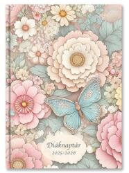 TopTimer Diák zsebkönyv TOPTIMER papírborító B/6 heti 120x170mm Vintage 2025-2026 (26D100J-00D)