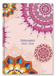 TopTimer Diák zsebkönyv TOPTIMER papírborító B/6 heti 120x170mm Mandala 2025-2026 (26D100J-00H)