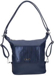 Karen Női hátizsák és válltáska sötétkék nagyméretű városi divattáska (kn-637-blue)