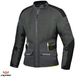 Ixon Geaca moto Ixon M-Njord MS - barbati, vara, impermeabila, touring/adventure, verde/negru/galben (1051010868021)
