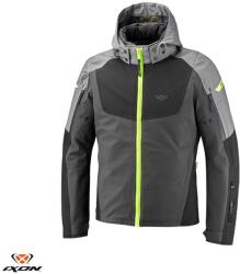 Ixon Geaca moto Ixon Burning MS - barbati, all season, impermeabila, urban/touring/adventure, gri/negru/galben (1001011504037)