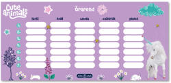 Ars Una Órarend Egylapos Cute Animals Unicorn (5448) 25 (AU50494484)