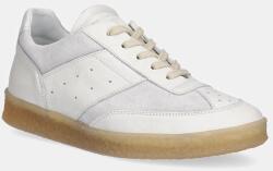 MM6 Maison Margiela bőr sportcipő szürke, női, S59WS0235 - fehér Női 37