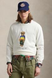 Ralph Lauren pamut melegítőfelső fehér, férfi, nyomott mintás, 710973146 - fehér L
