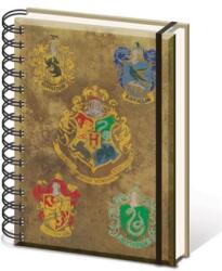 Pyramid International Napló Harry Potter - Rokfort címer és házak