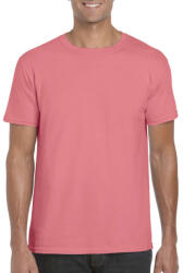 Gildan Softstyle rövid ujjú környakas póló, Gildan GI64000, Coral Silk-2XL (gi64000clk-2xl)