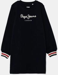 Pepe Jeans gyerek pamutruha TORI sötétkék, mini, egyenes, PG951676 - sötétkék 176