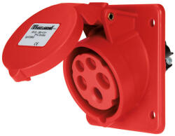Ec690 Flush Mount. Socket 16a Ip44 3p+n+e 346-415v (ec69054)