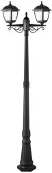 Paul Lantern Stand 2xe27 Black H2174 Ip44 (96511f2-bl)