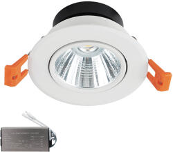  Led Spot Light 20w 230v 4000k White Ip44+emergency Kit (92dlts2040-whe)