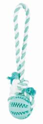 TRIXIE Játék Denta Fun Labda Kötéllel/24cm - allatoutlet