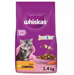 Mars-Nestlé Whiskas Junior (2-12months) - Szárazeledel (csirke) kölyökmacskák részére (1, 4kg)