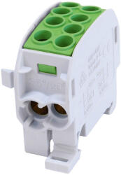 Terminal Block For Din Rail 4x25mm2/4x35mm2, Green (81504005)