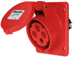 Ec690 Flush Mount. Socket 16a Ip44 3p+e 380-415v (ec69052)