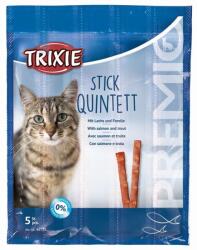 TRIXIE Jutalomfalat Premio Quadro-Stick Lazac/Pisztráng 5x5gr - allatoutlet