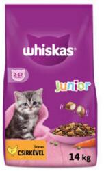 Mars-Nestlé Whiskas Junior (2-12months) - Szárazeledel (csirke) kölyökmacskák részére (14kg)