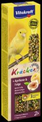 Vitakraft Kracker - Dupla rúd (sárgabarack, füge) Kanári madarak részére (60g)