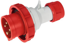 Ec690 Straight Plug 125a Ip67 3p+e 380-415v (ec69673)