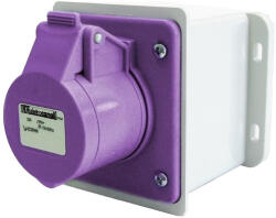 Ec690 Surface Mount. Socket 16a Ip44 3p 24v Ac (ec694011d)