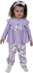 Serkon Baby-Kids 2 részes készlet kis hercegnőhöz - Lila Méret: 1-1, 5 év (80 - 86 cm)