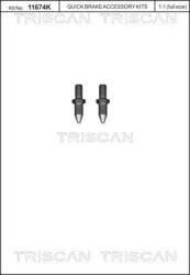 TRISCAN Set surub, disc frana TRISCAN 8105 116015 (8105 116015)