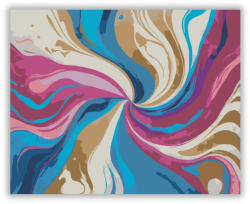  Élénk Márványos Színátmenetek - számfestő készlet