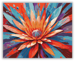  Pszichedelikus Szirmok Kitörése - számfestő készlet