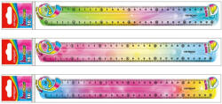 Keyroad Vonalzó 30 cm, flexibilis Keyroad Flex Draw színátmenetes - toptoner