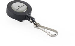 Durable Névjegykitűzőhöz karabíneres tartó kihúzható kerek fekete Durable 8221/58 - toptoner