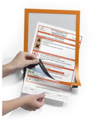 Durable Infókeret A4, XXL csomag, 10 db/doboz, Durable Duraframe® narancssárga - toptoner