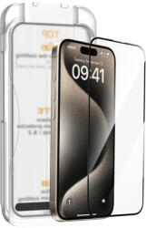 WIWU Wi-SQ008 9H edzett üveg felhelyezést segítő kerettel iPhone 16 Plus