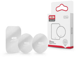 XO Fém ellenlapka darab mágneses autós tartóhoz - XO Y2 Universal Magnet Iron Suit - 3 db/csomag - ezüst