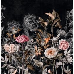 MARBURG Fototapet flori vintage Smart Art negru