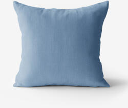 Goldea lenvászon keveréket tartalmazó párnahuzat - kék 45 x 45 cm