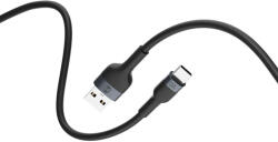 Forever Flexible USB-A - Type-C kábel 3A 1m - fekete